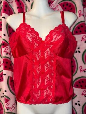❤️ Vintage Ashley Taylor Satin Lace Camisole